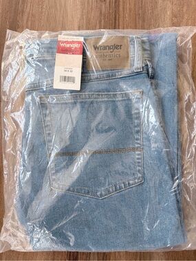 Wrangler Light Blue Denim Jeans with Patch